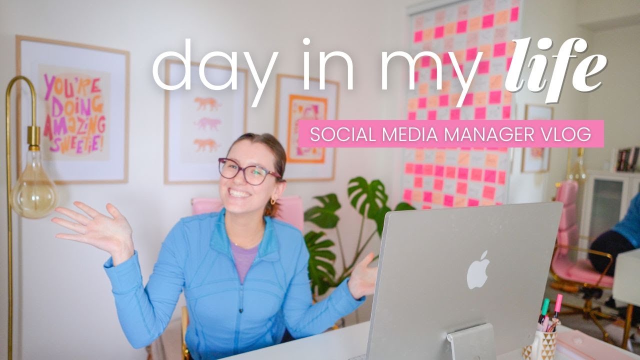 Day in the Life of a Social Media Manager | BTS, Social Tips & Onboarding Clients ✨