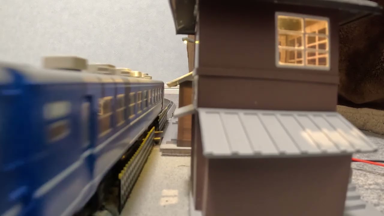 Hoscale ジオラマ詰所 EF60 EF58 やすらぎ 12系 【大阪ジェイモデリング】【GoPro】【11】 part 2