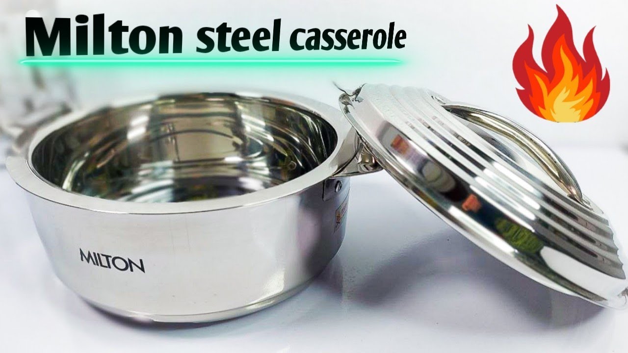 Milton steel casserole | Milton casserole | Hot pot