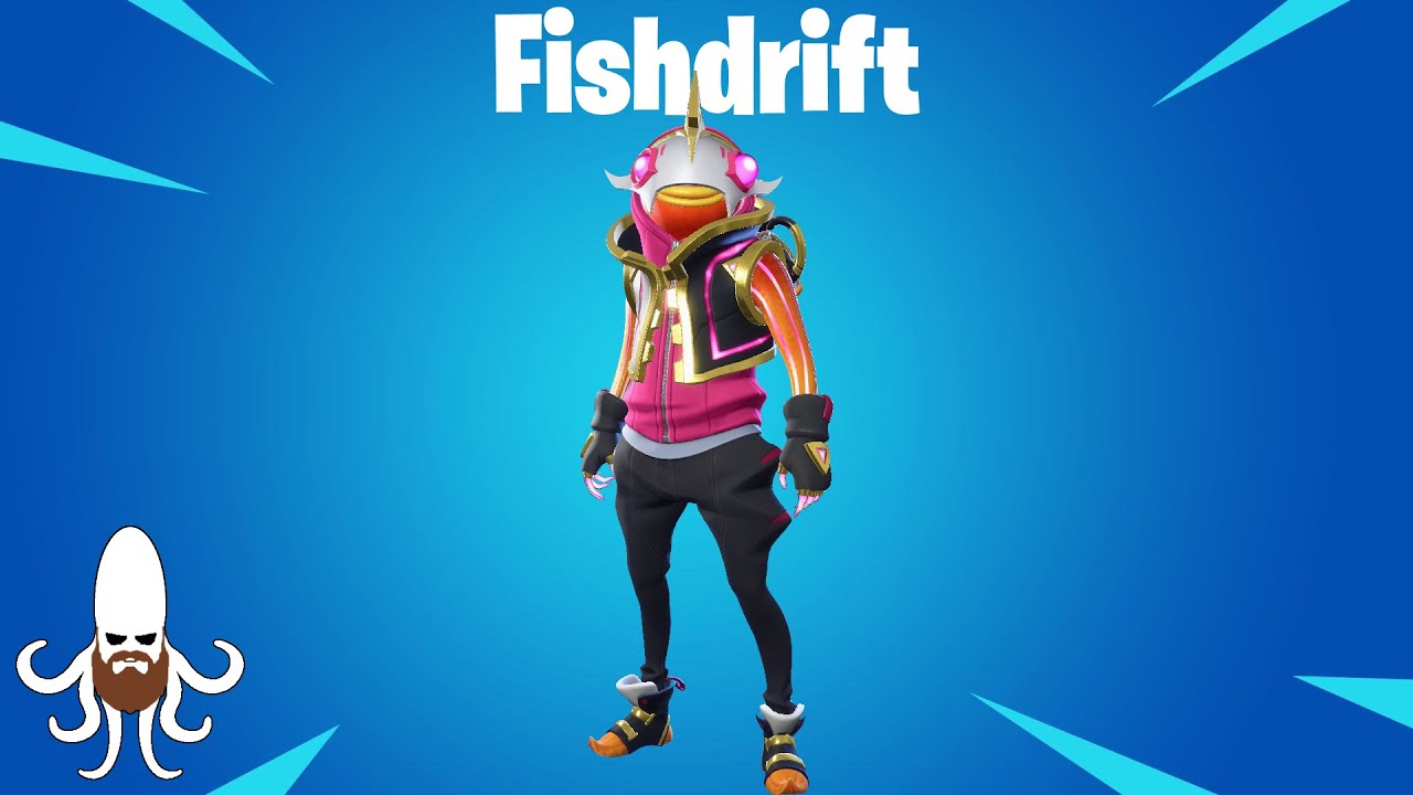 Fishdrift - Skin Showcase & Gameplay - Fortnite - Infinite Drift Pack