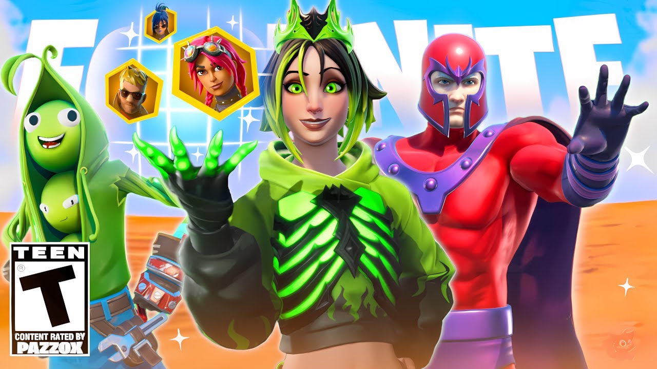 MI FINGO TUTTI I PERSONAGGI di Fortnite