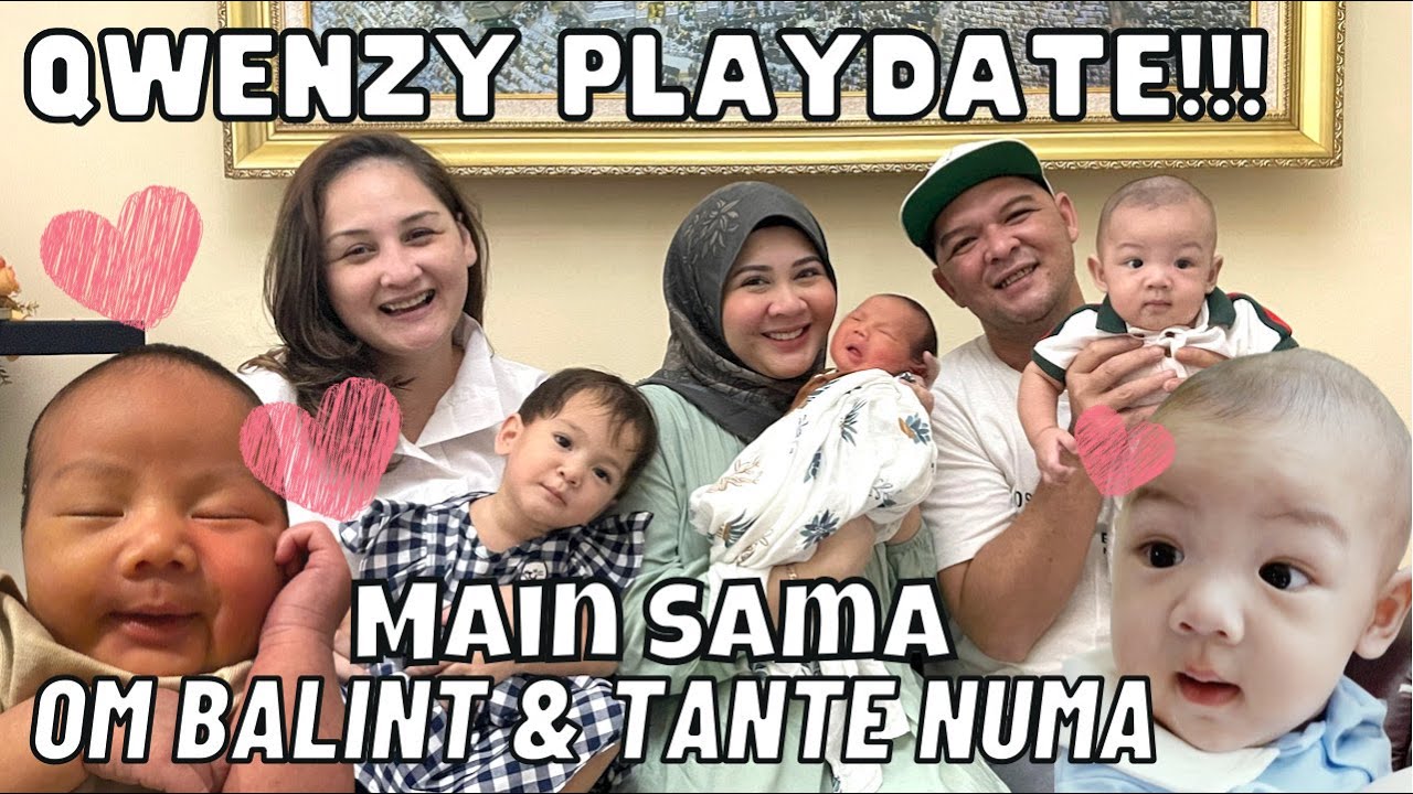 PLAYDATE PERTAMA QWENZY! MAIN SAMA BALINT & NUMA -vlog-