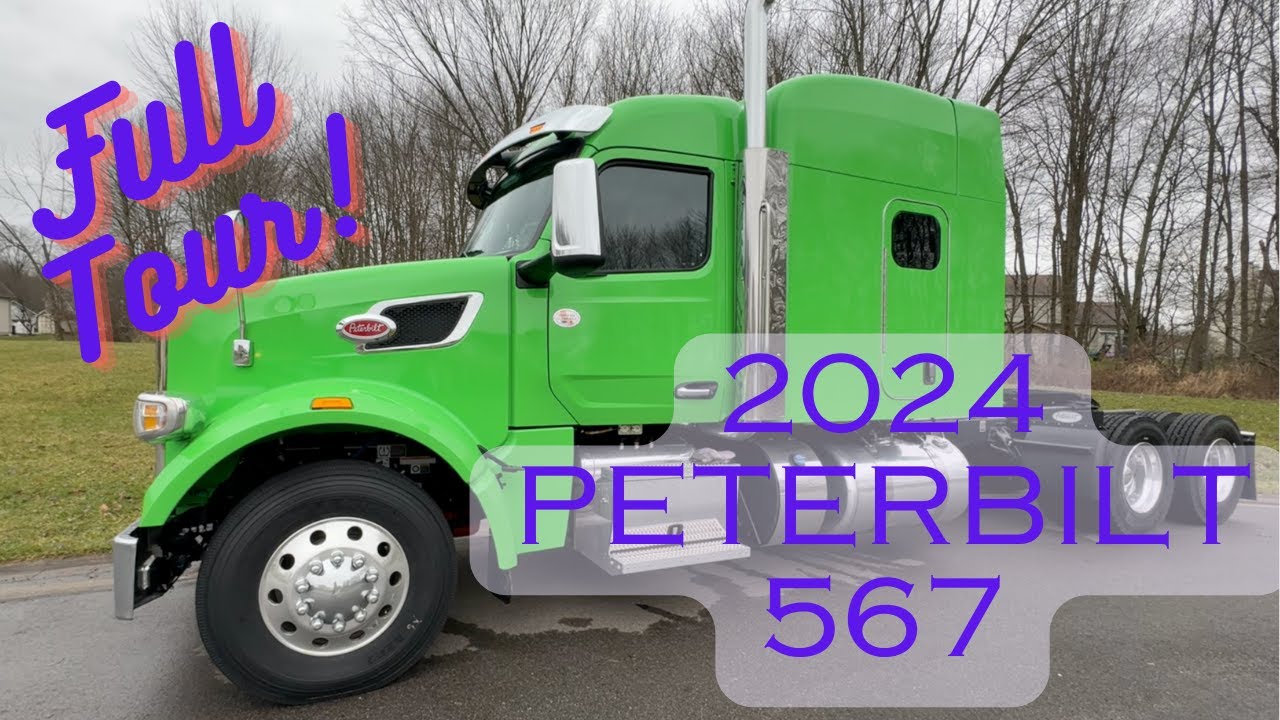 Peterbilt 567 2024 года выпуска, полный тур