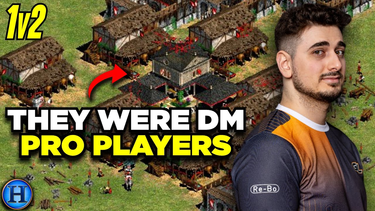Hera vs 2 Old School DM Pro Players | AoE2
