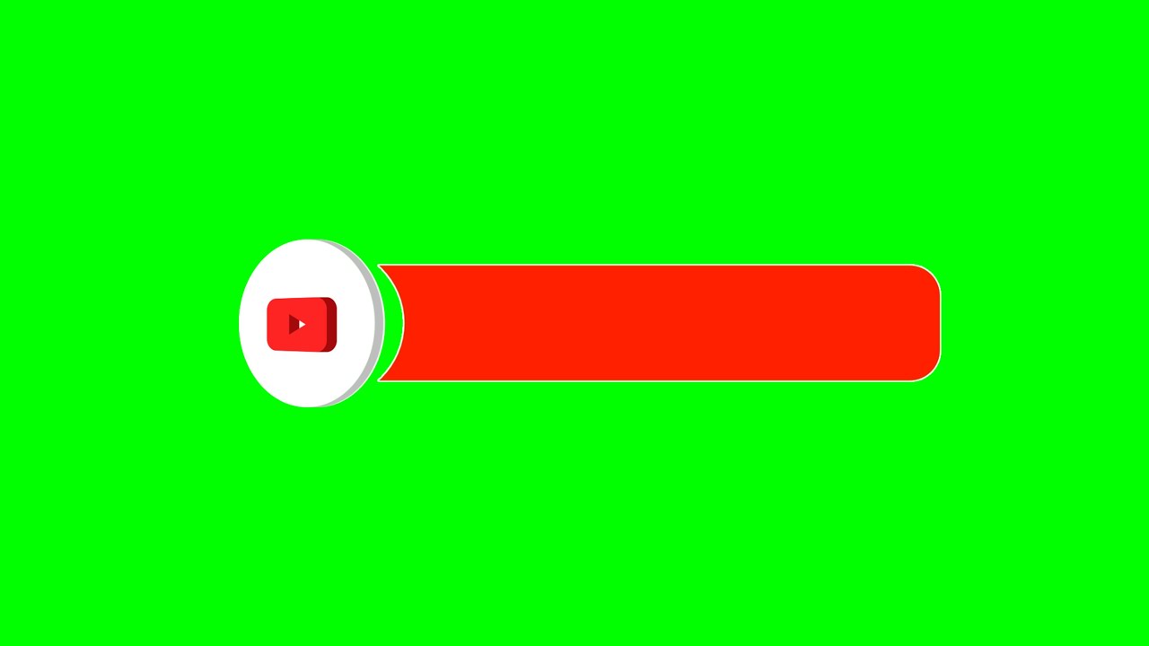 Youtube Lower Third 3D Animation | Youtube Lower Third Green Screen