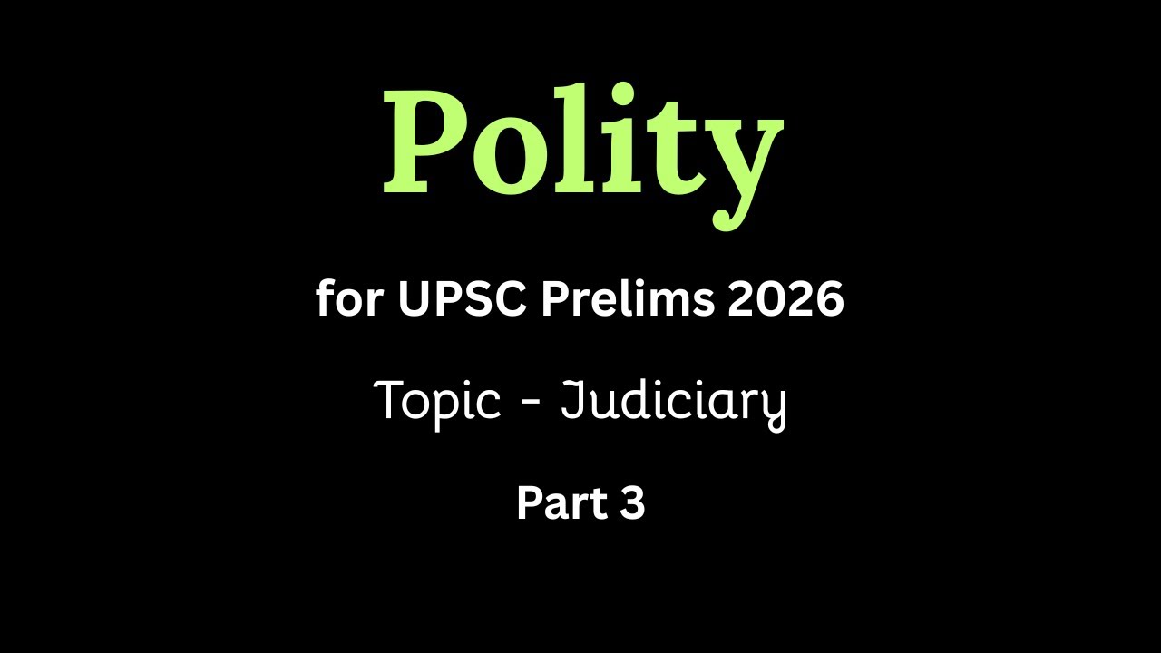 Polity Live | UPSC 2026 Prelims  | UPSC MindGame
