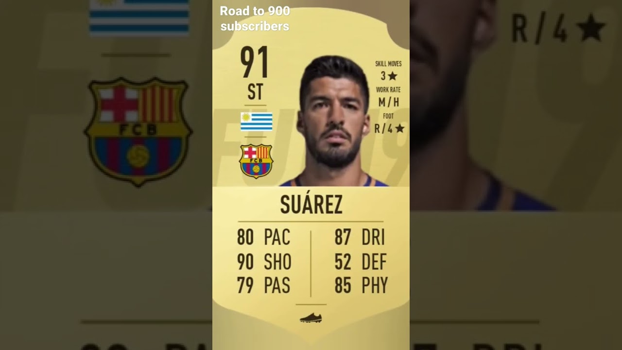 EVOLUTION OF SUAREZ#fifa22🔥🔥🥶🥶🥵🥵