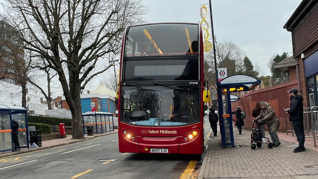 Full kickdown & high speed! NXWM 4747 BV57 XJM. Alexander Dennis ADL Enviro400 trident. Route 5 