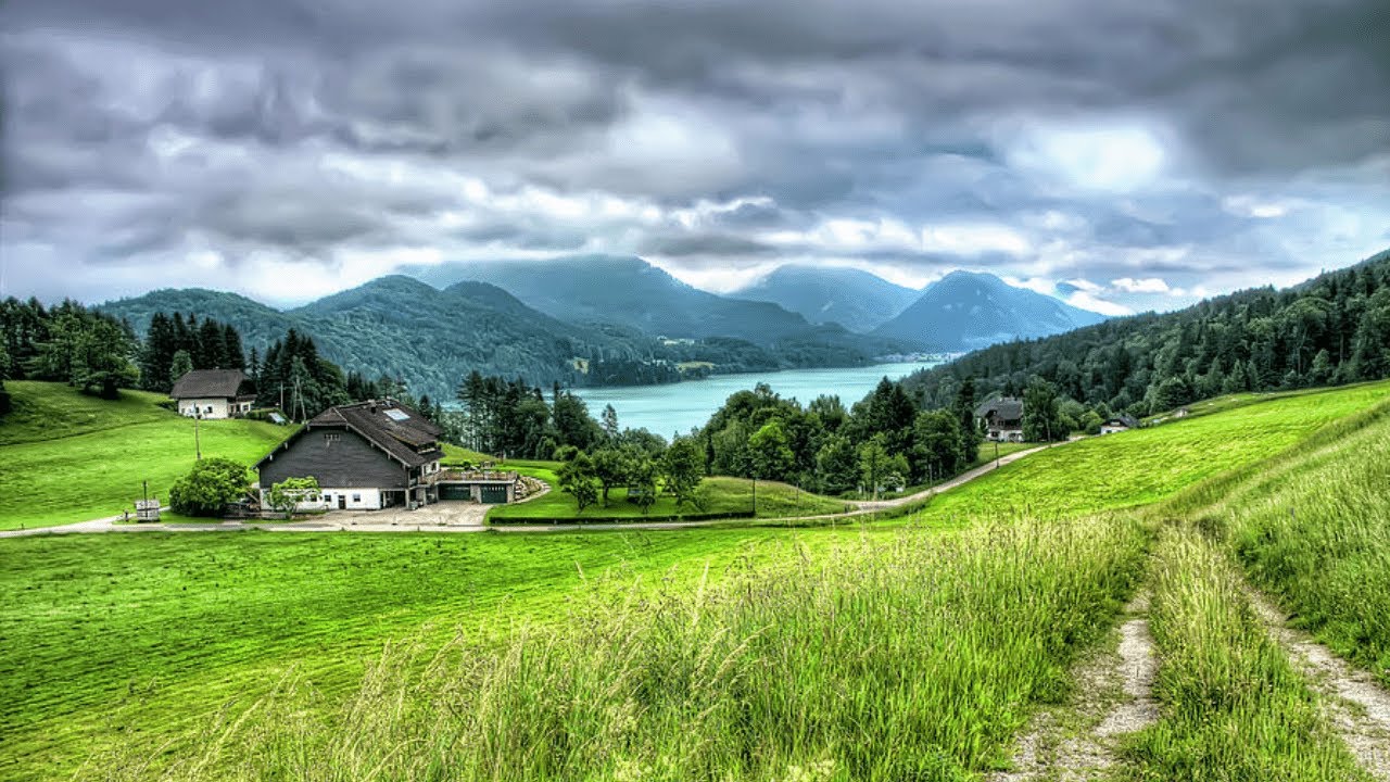 Austria Beautiful Village Walk || 4k video