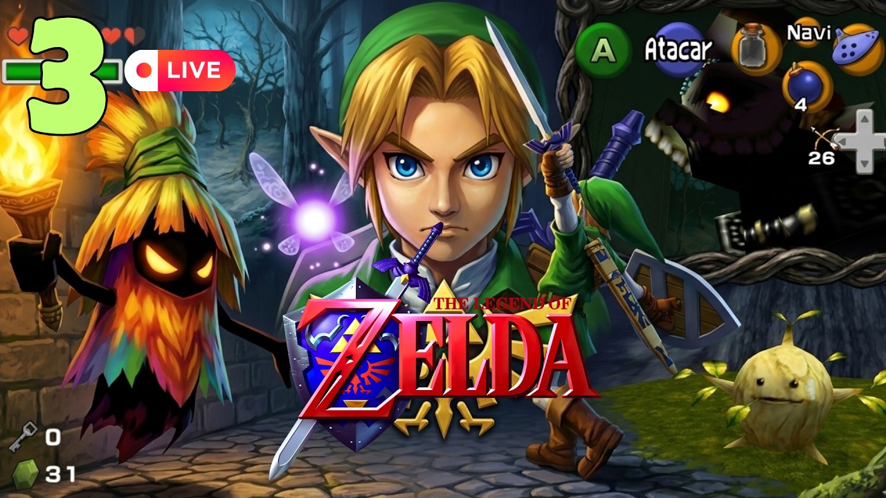 🔴The legend of zelda ocarina of time Parte 3 | Texturas HD a 60 FPS