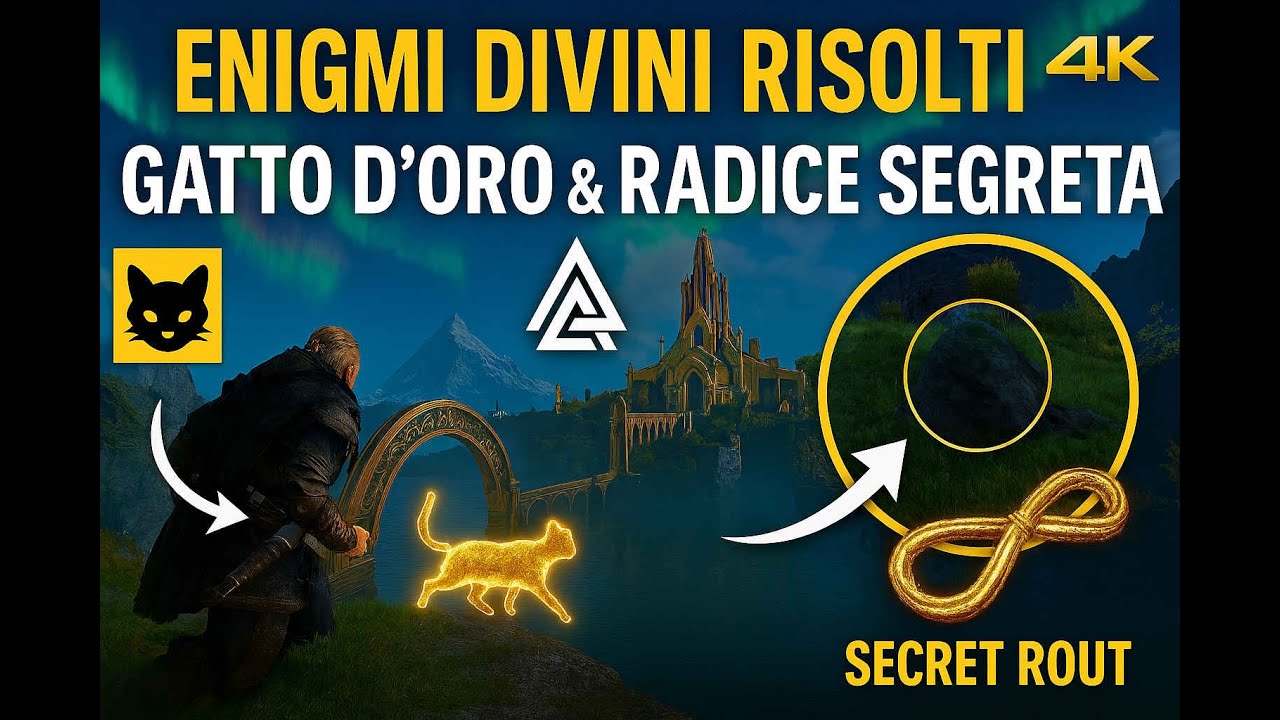 AC Valhalla – Soluzione enigmi: Un passo felino e Radice di Montagna (Gleipnir, Asgard)