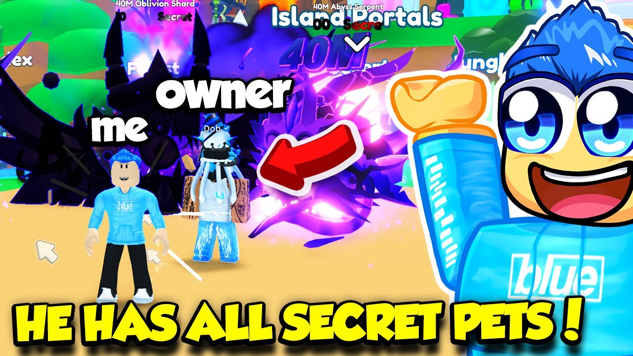 I JOINED THE OWNER OF TAP SIMULATOR!! *ALL SECRET PETS*