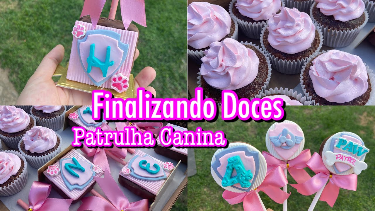FINALIZANDO DOCES PATRULHA CANINA - ROTINA DE ENCOMENDA  PARTE 2 - VLOG