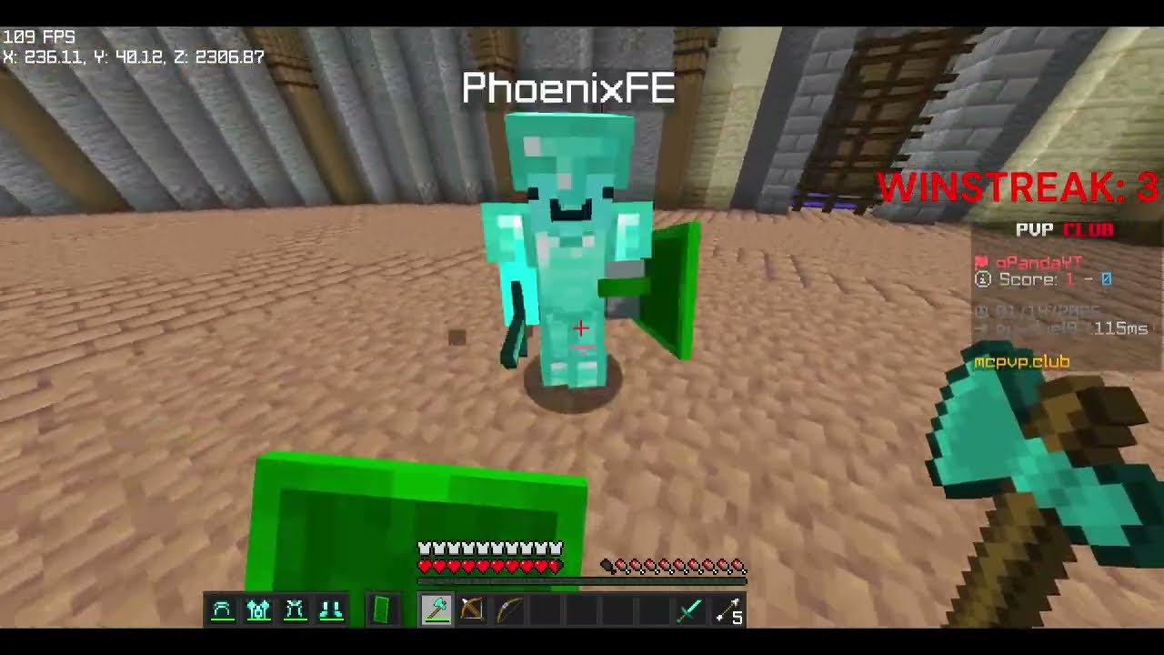 Can I Get a 5 WINSTREAK In Axe PvP.... | Minecraft