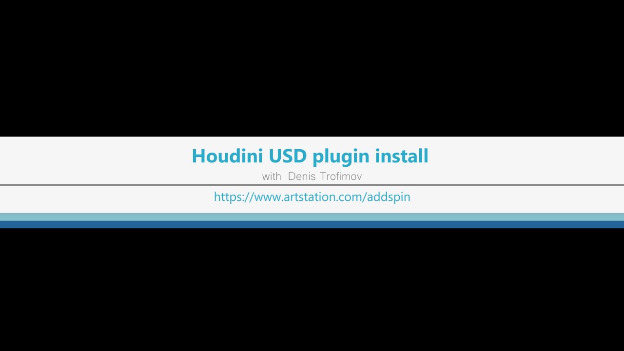 Install Pixar USD plugin in Houdini 17.5