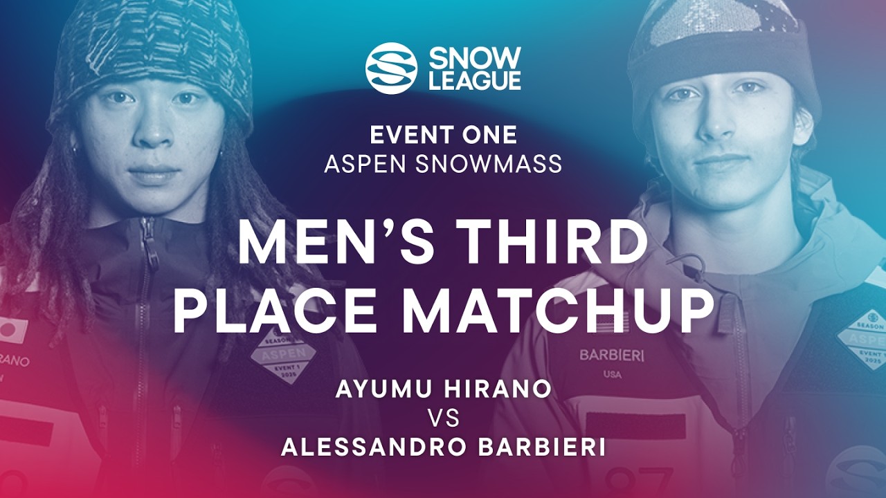 Ayumu Hirano vs. Alessandro Barbieri | Third Place Matchup -  Event One | The Snow League