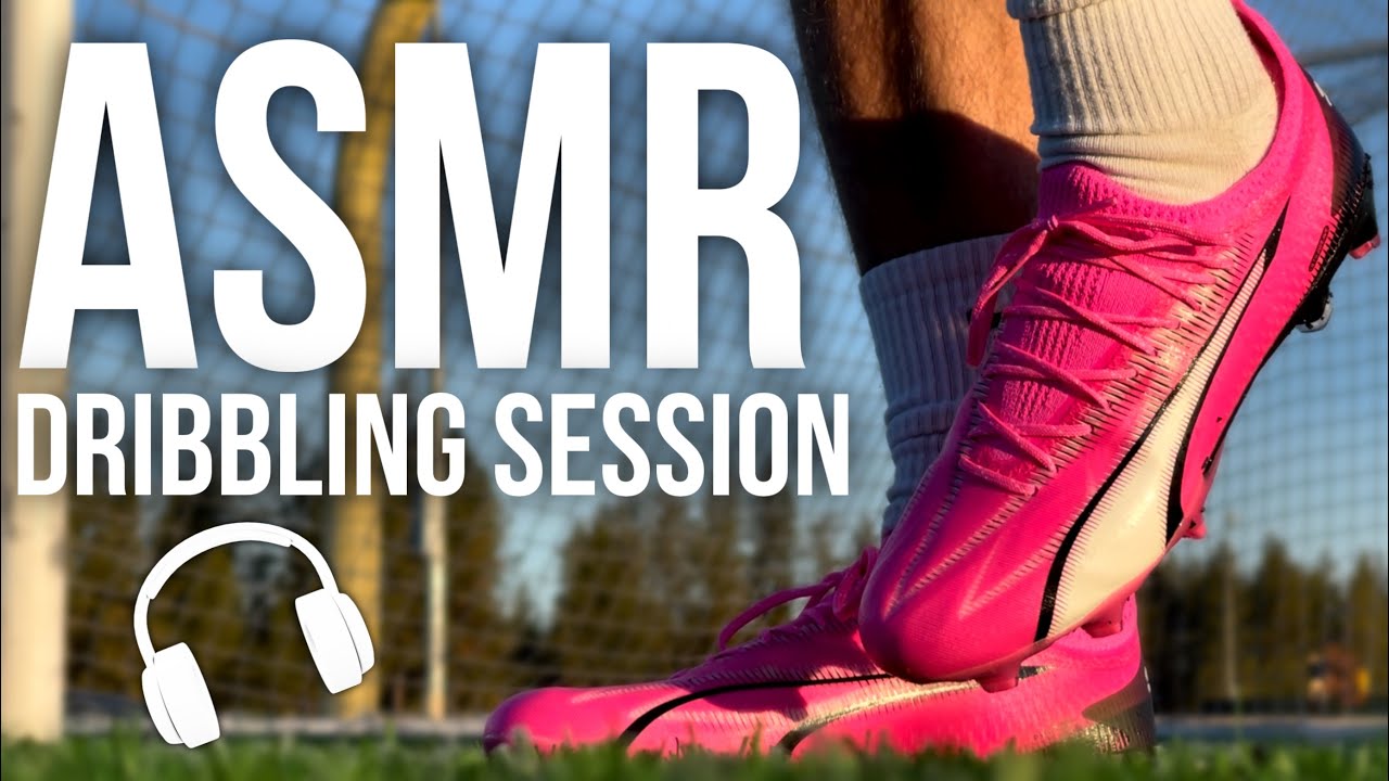 ASMR Dribbling Training Session in PUMA ULTRA ULTIMATE | Soccer / Football Training Session