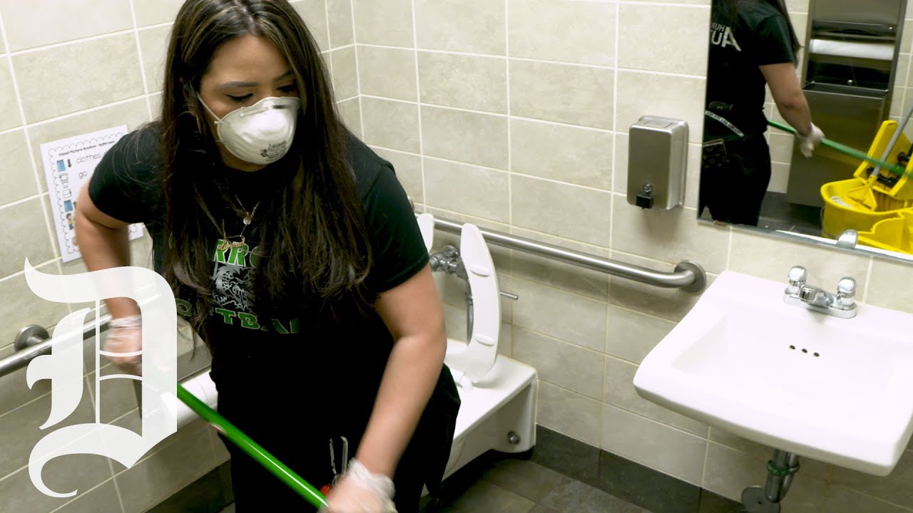 Fort Worth ISD staff conduct deep cleaning of schools during Spring Break