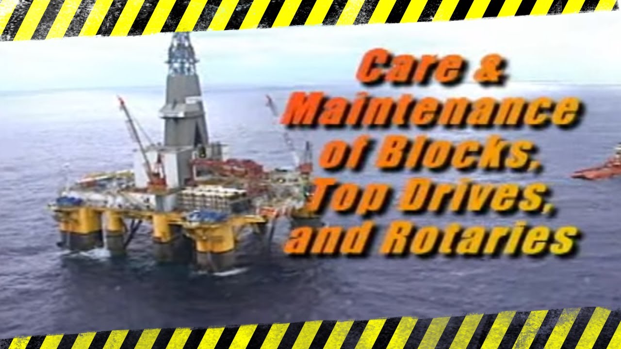 Crown Block - Traveling Block  maintenance #Rig_Inspection_Workshop