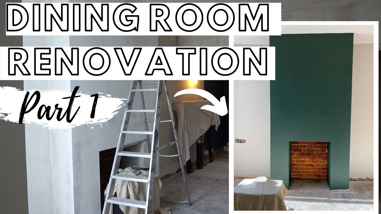 DINING ROOM RENOVATION UK PART 1 | DIY Home Renovation Series | Victorian Terrace Renovation UK