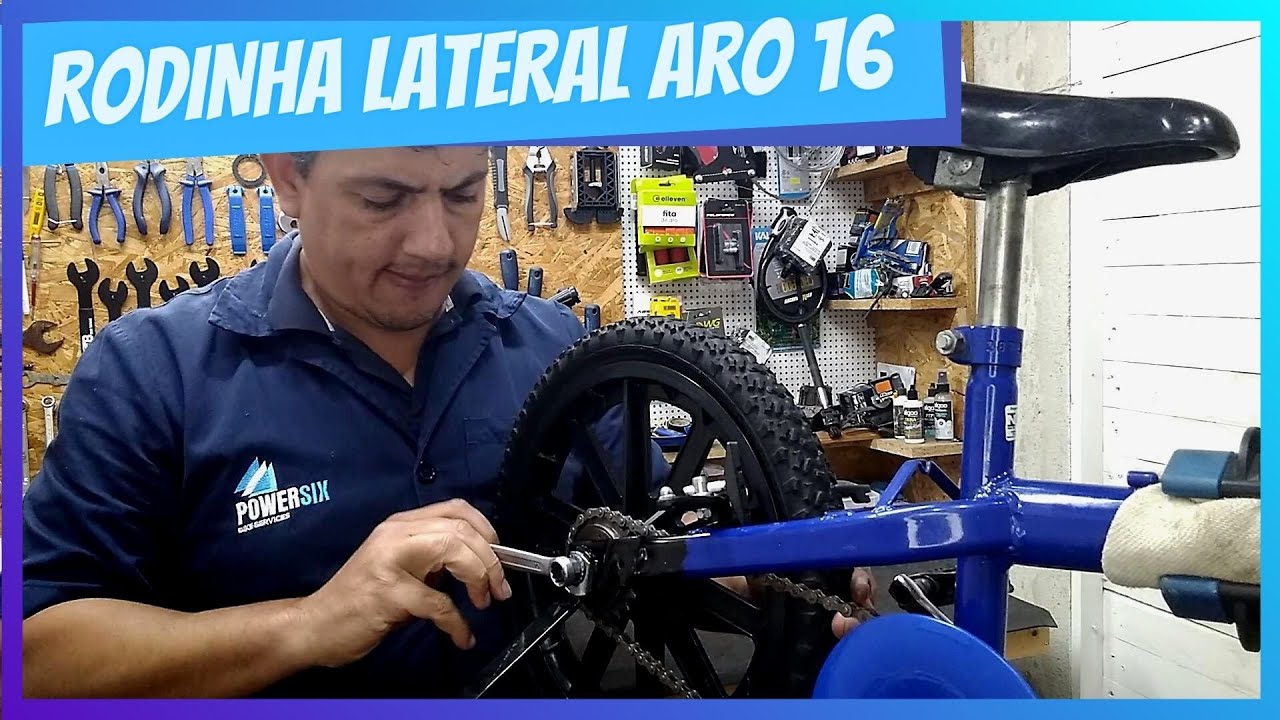 Como instalar rodinha de apoio bicicleta infantil aro 16