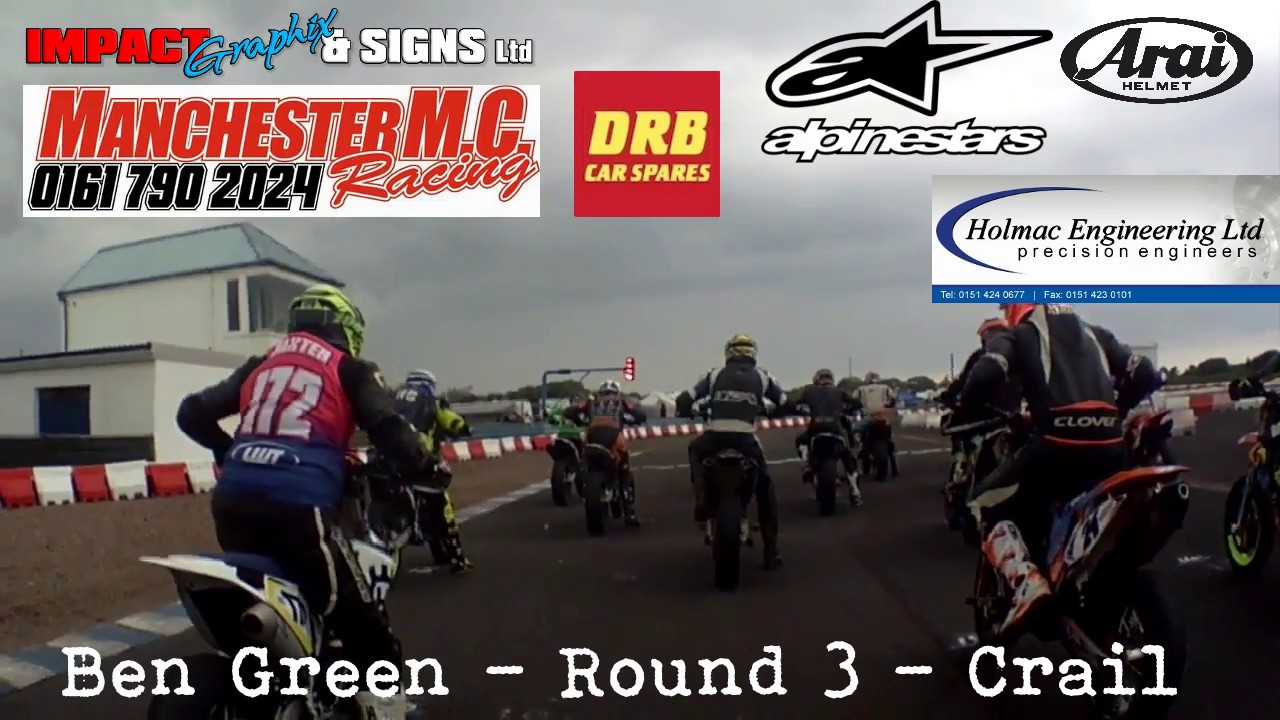 British Supermoto 2019 - Round 3 - Crail - Day 1. Husqvarna FS450