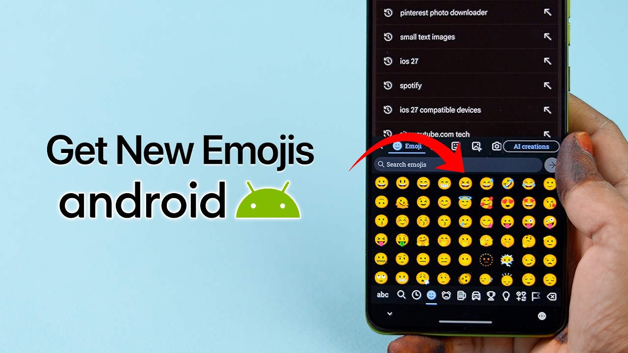 Как получить новые эмодзи на Android?