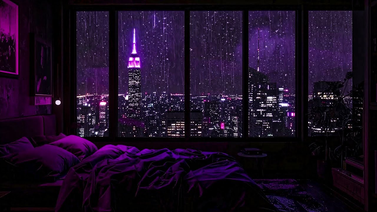 Heavy Rain & Thunder Sounds Outside |Heavy Rain for Sleep, Study and Relaxation, Meditation