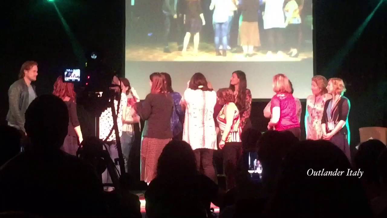 Scottish dancing with Sam Heughan at JIBLAND 2016