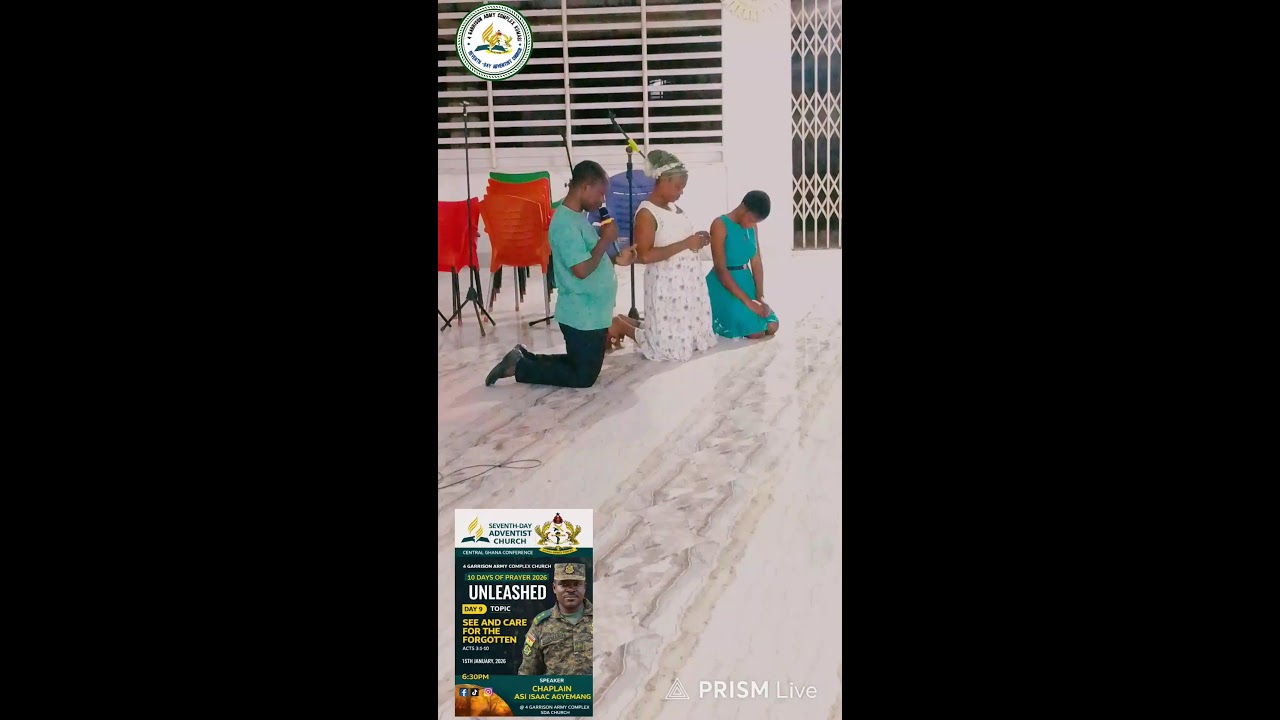 Live streaming of 4 Garrison Army Complex SDA Church Kumasi
