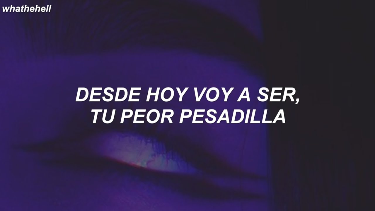 Kenia OS &ndash; Tu Peor Pesadilla (letra)