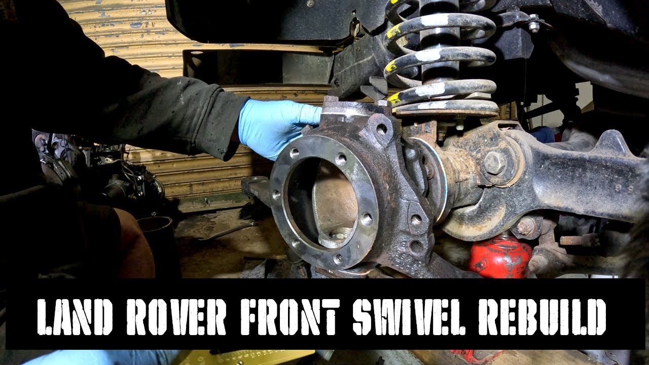 Tinkering with the Land Rover Defender Again - Rebuilding Front Swivel And CV Joint