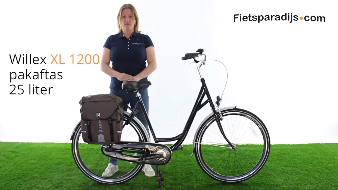 Willex XL 1200 Pakaftas 25L | Fietstas review (NL)