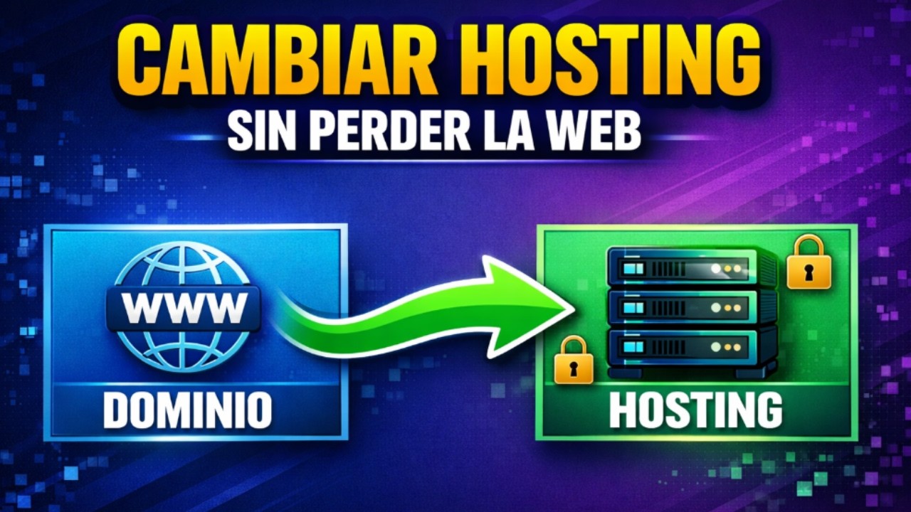 Cómo PASAR un DOMINIO a otro HOSTING paso a paso 🔄 Guía completa y sin errores