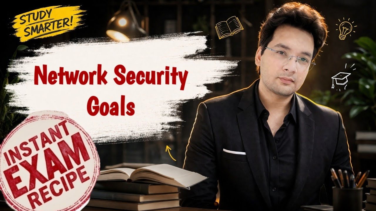Network Security Goals : Confidentiality , Integrity , Availability explained in Hindi