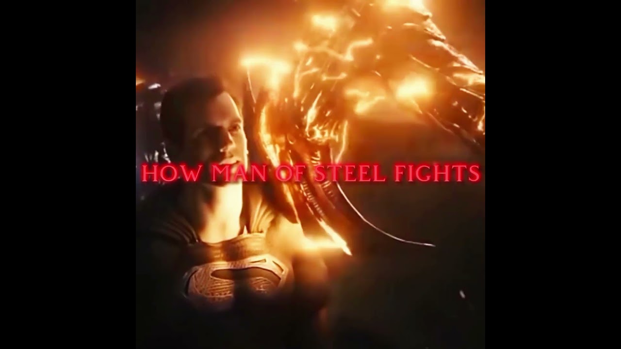 how man of steel fights🔥 