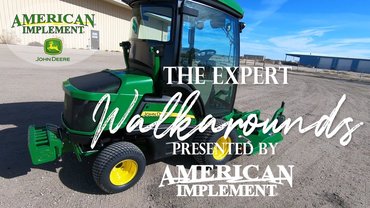 Будущее кошения? Коммерческая фронтальная косилка John Deere 1585.