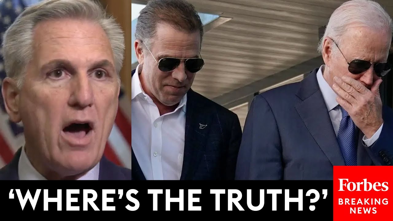 BREAKING NEWS: Speaker McCarthy Calls For Congress To Initiate Impeachment Inquiry Into Biden
