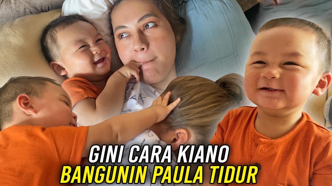 TERLALU IMUT CARANYA KIANO BANGUNIN MAMAH ..