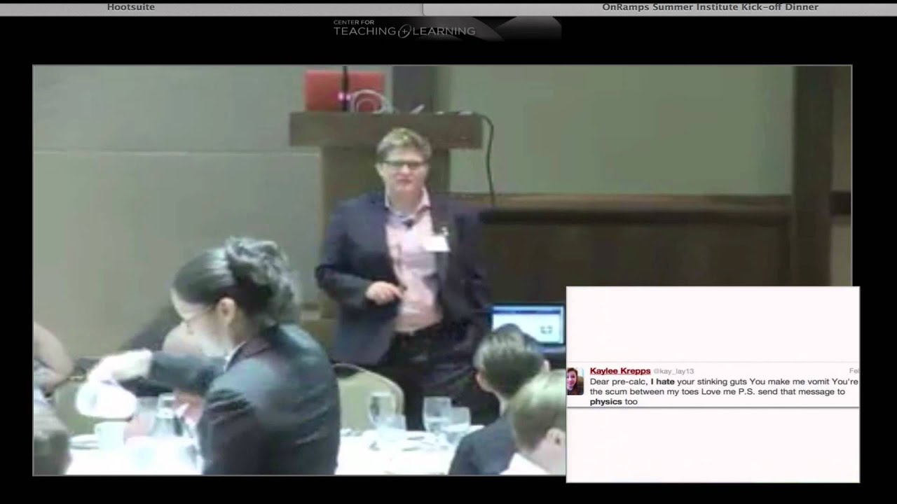 Dr. Julie Schell OnRamps Kickoff 2014