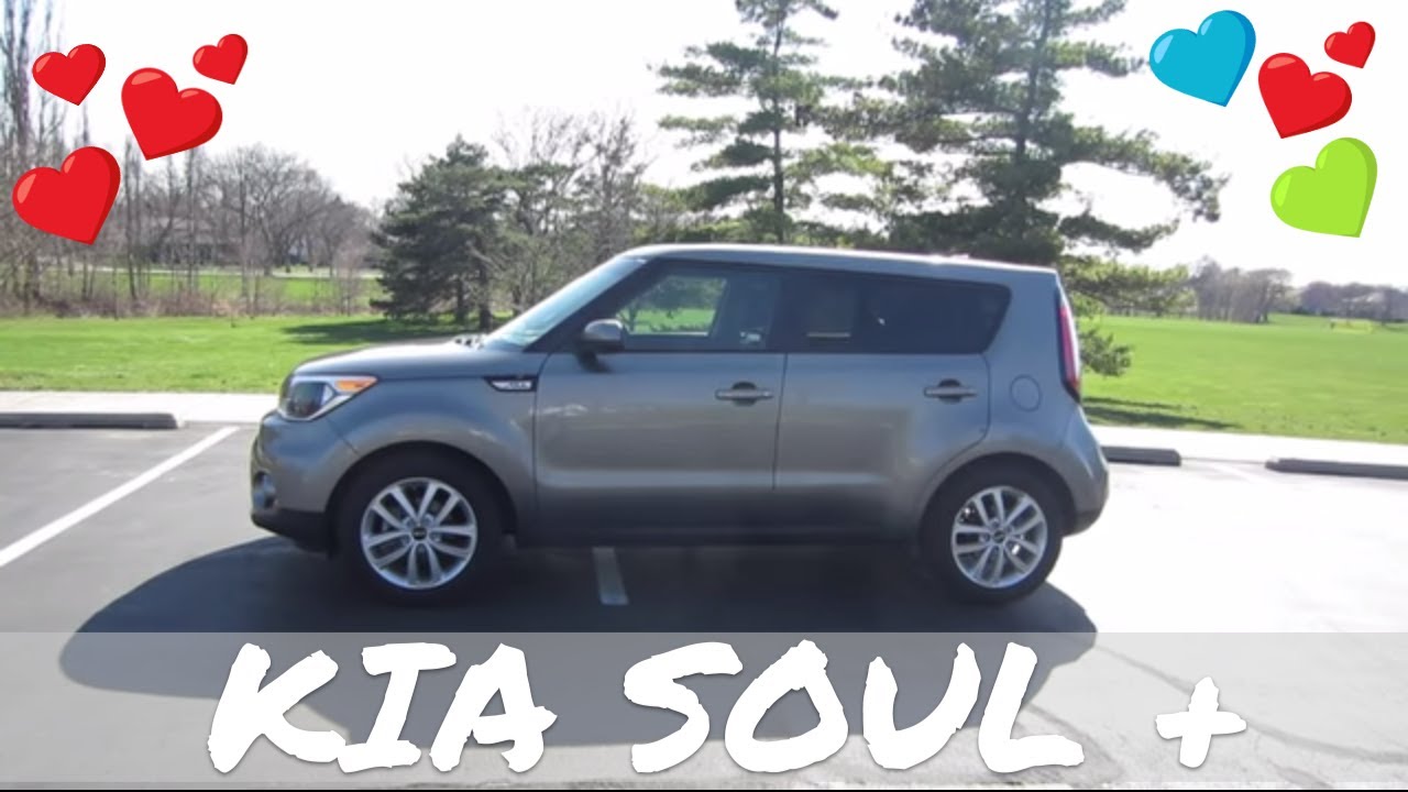 2018 Kia Soul + (Plus) // review, walk around, and test drive // 100 rental cars
