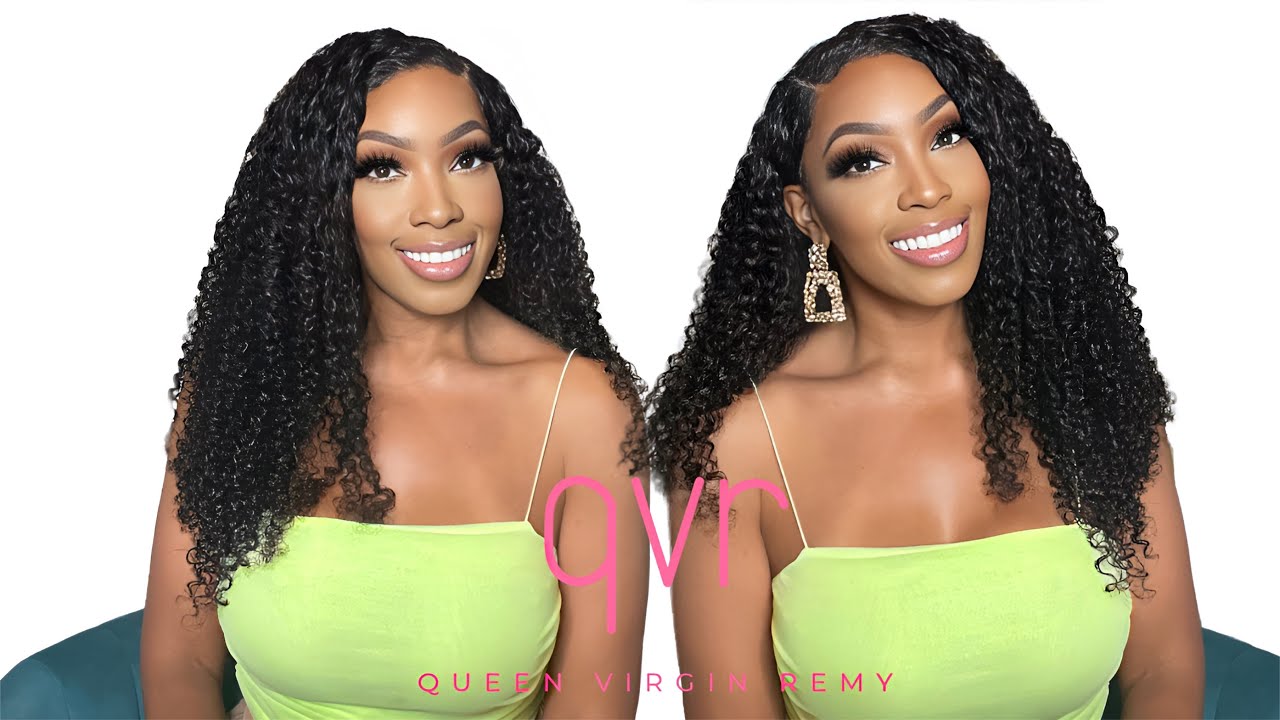QVR HAIR REVIEW | BEGINNER FRIENDLY  KINKY CURLY INSTALL