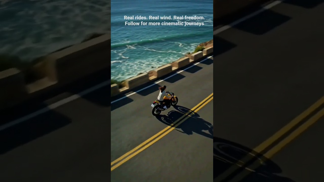 Riding into peace peace and waves #throttlepov #sunsetdrive #povmotorcycle #povmoto