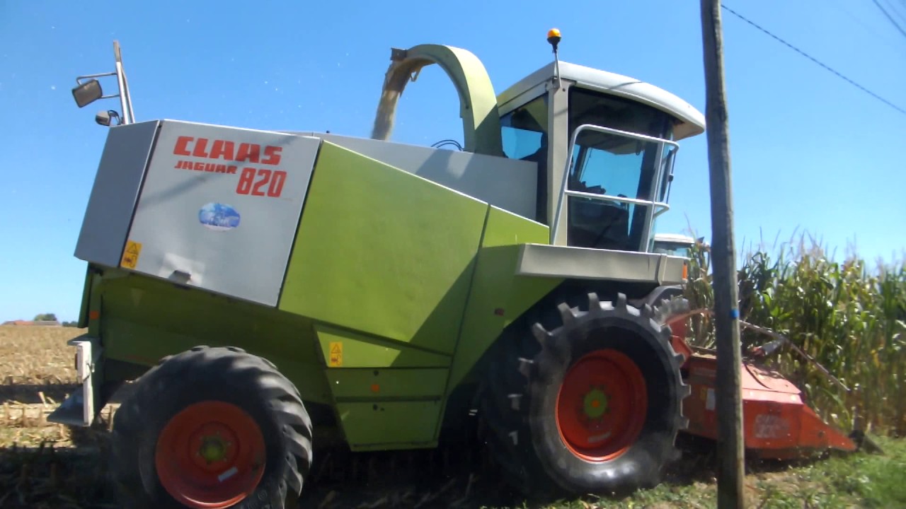 Ensilage de maïs 2017 Claas jaguar 820 !! GAEC roux de l’âne vert