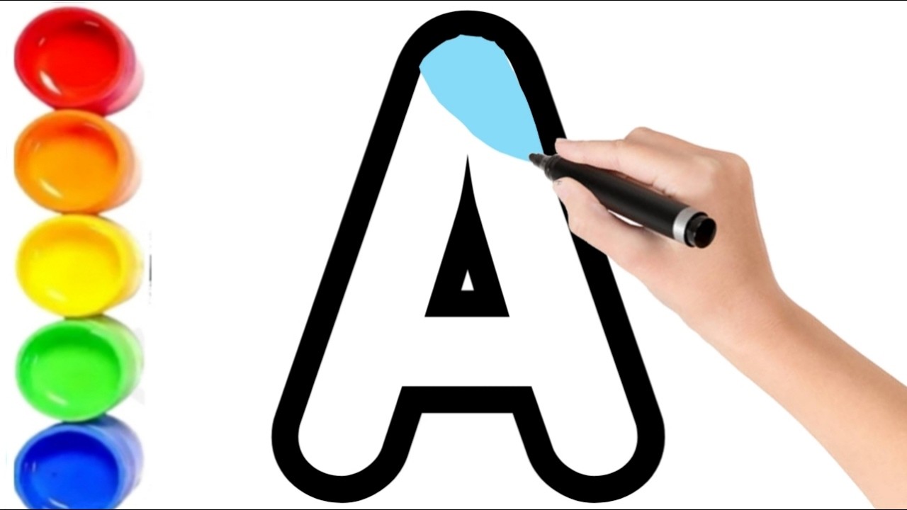 Alphabet, ABC song,abcd,a to z,Kids rhymes, collection for writing along dotted lines for toddler,56