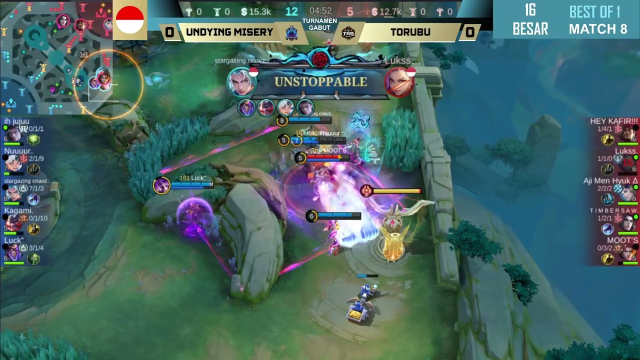 TURNAMEN GABUT ll 16 BESAR ll UNDYING MISERY VS TORUBU ll MATCH 8