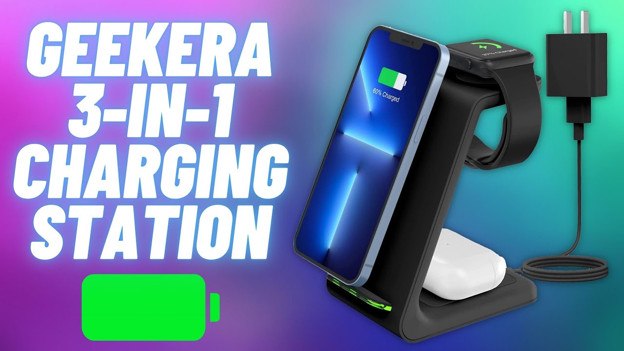 Geekera 3-in-1 Wireless Charging Station Review! 🔋