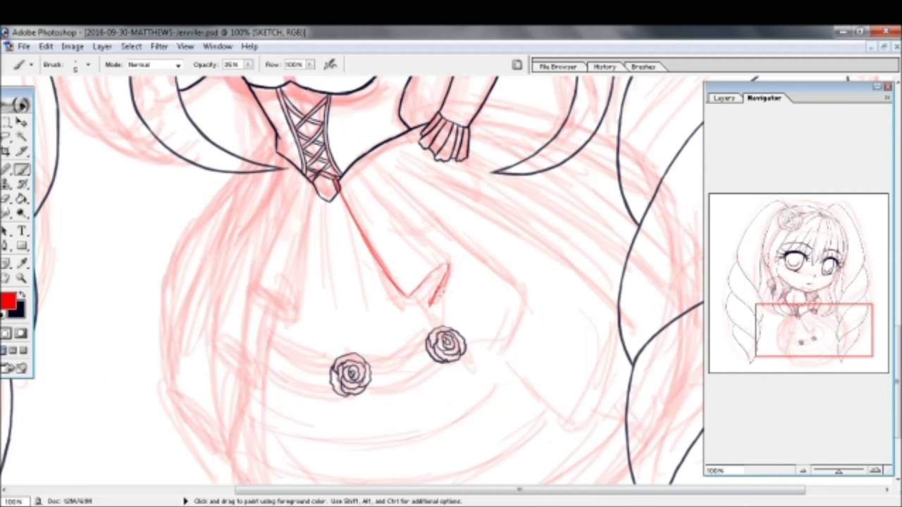 [Yukishika Speedpaint] Jennifer Charm Design 01