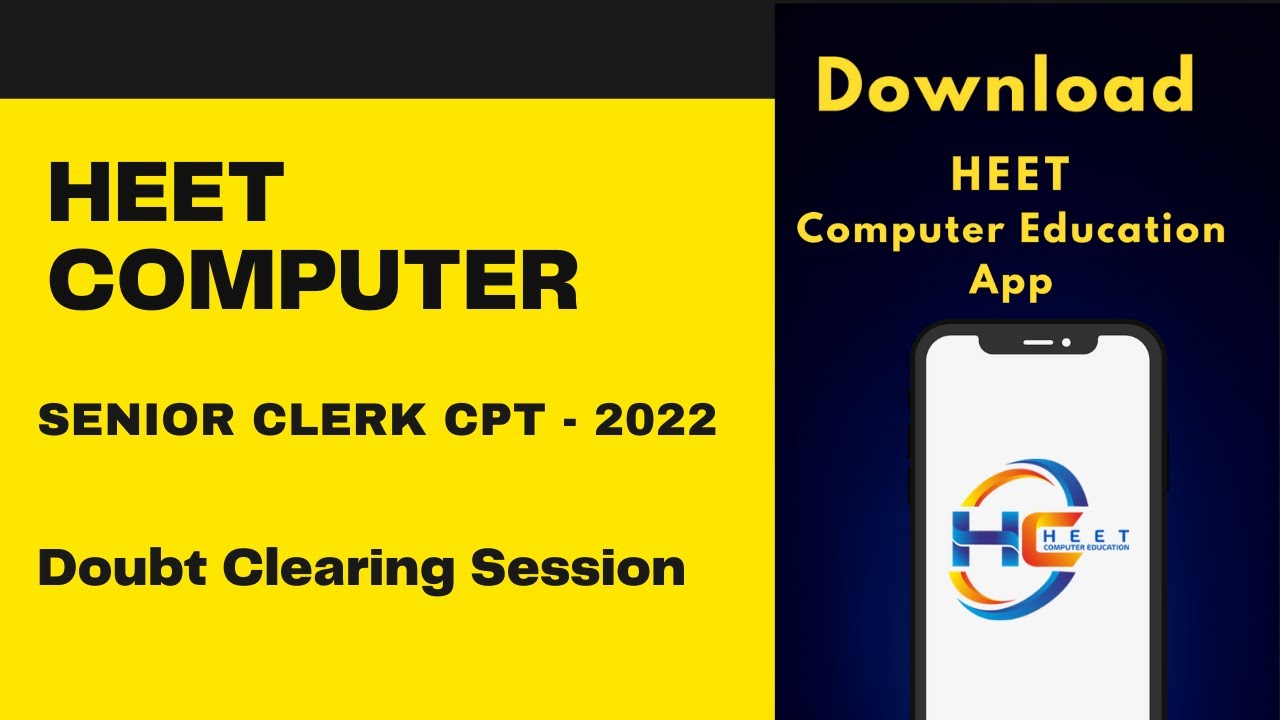 Senior Clerk CPT  Doubt Clearing Session 2022