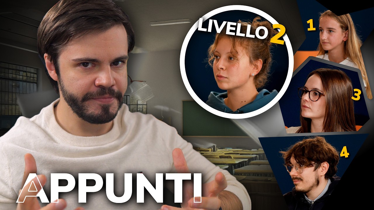 Prendere APPUNTI, spiegato in 4 LIVELLI di DIFFICOLTÀ